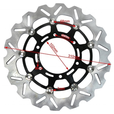 ID 102mm Bremsscheiben Ersatz für Suzuki Motorradteile Dauerhafte Passform GSX R 600 750 1000 2,27 kg