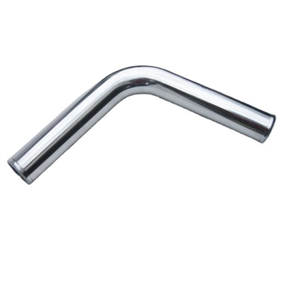 75 Grad Winkel Rundkopf-Code Aluminium-Aufnahme-Turbo-Ladungsrohr mit 500 mm 63 mm Rohrdurchmesser und 1,6 mm Rohrdiecke