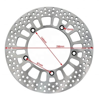 Edelstahl 296MM Rundes Frontbremsscheibenrotor für HONDA STEED 400 600 VT C SHADOW 600 Perfektes Fit und Leistung