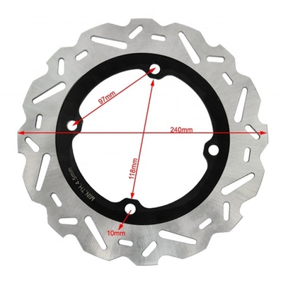 Hintere Position 240mm Festscheibenbremsrotor für Honda Racing Bike CB F 500 CB X 500 CBR R 500 Glatte und leise Bremsen