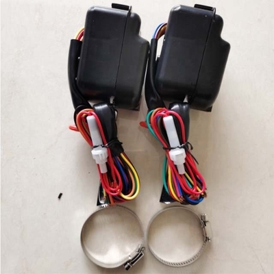 Universal-Auto Schwarz Chrom-Säule Montage Dreh-Signal-Schalter mit/ Gefahrenknopf für den Austausch/Reparatur außergewöhnliche Haltbarkeit