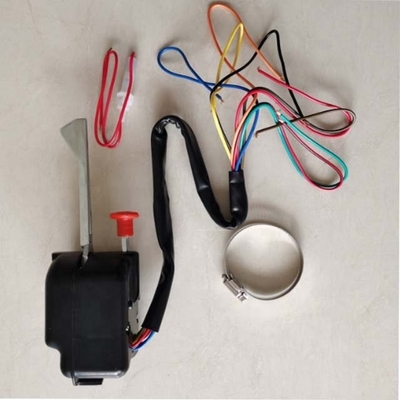 Universal-Auto Schwarz Chrom-Säule Montage Dreh-Signal-Schalter mit/ Gefahrenknopf für den Austausch/Reparatur außergewöhnliche Haltbarkeit