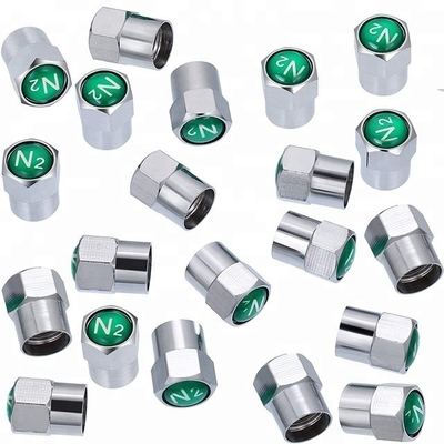 Standard OE NO. Metallbraz Reifenventil Stammkappen N2 Stickstoff Staubdichte Ventil Abdeckungen für Auto-Auto-Zweck Ersetzen/Reparatur
