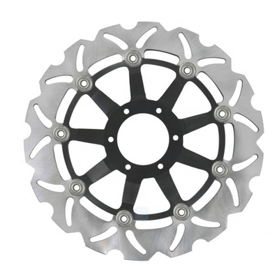 6 Montagelöcher 296MM Edelstahl Motorrad Schwimmende Bremsscheibe Rotor für Honda CBR F 600 Crossrunner 800 VFR 800
