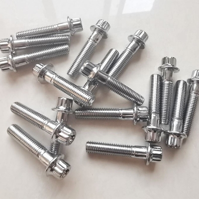 Universalstahlchromplattierte Split-Rim-Montage-Schrauben M7 x 32mm für Räder Keine Gestaltung nur Stil Keine zusätzlichen Eigenschaften