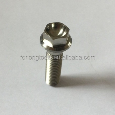 Natürliche Oberfläche GR5 Titanglas M8 x1.25x 32MM 12-Punkte-Flächenbolze für chemische Anlagen
