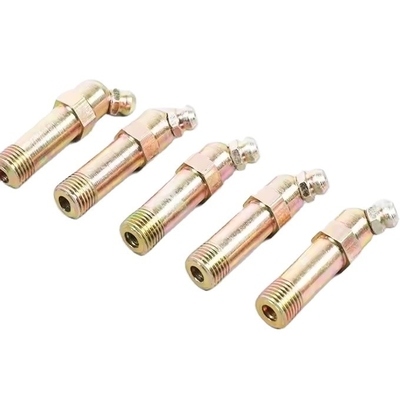 1/4&quot;-19 BSP Fett Brustwarze Kappe Edelstahl Gerade Fitting 90 Grad für Transportgeräte