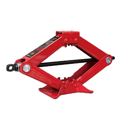 Rote 1,5 Tonnen Schere Jack für die Reparatur von Autos Maximalhöhe 385mm Minimalhöhe 105mm Unterstützung manuelle mechanische Jack Auto Reparaturwerkzeug