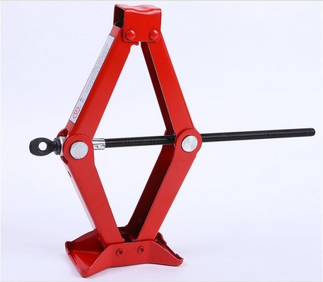 Rote 1,5 Tonnen Schere Jack für die Reparatur von Autos Maximalhöhe 385mm Minimalhöhe 105mm Unterstützung manuelle mechanische Jack Auto Reparaturwerkzeug