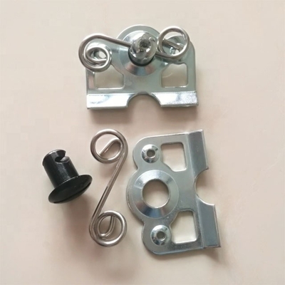 7/16&quot; Aluminium Schwarze Knöpfe Vierteldreh Dzus mit 1-3/8&quot; Federrückstellplatte Aluminium Universelles Jahr zum Ersetzen / Reparieren