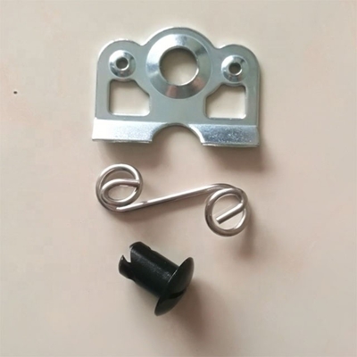 7/16&quot; Aluminium Schwarze Knöpfe Vierteldreh Dzus mit 1-3/8&quot; Federrückstellplatte Aluminium Universelles Jahr zum Ersetzen / Reparieren