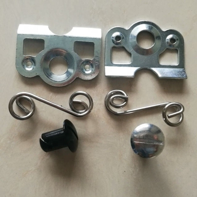 Universal 7/16 &quot;Heavy-Duty Aluminium Dzus-Knopf mit Stahlfedern und Rückplatten