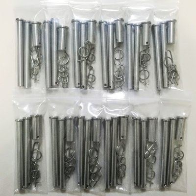 1/2&quot; x 1,3&quot; Schnellentladung Jacob Ladder Sprint Car Clevis Pins in DIN Standard aus Titan für Leistung