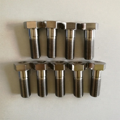 6AL-4V Titanlegierung Natürliche Veredelung SPRINT CAR TITANIUM RADIUS ROD BOLT 1/2&quot;-20 x 1-3/8&quot; Hex-Kopfschrauben mit DIN-Standard