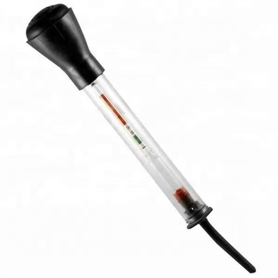 Schwarz-Rot 330mm/13&quot; Glasgummi Rohr Länge Autobatterien Hydrometer für die schnelle Erkennung von sauren Wasser-Elektrolyten