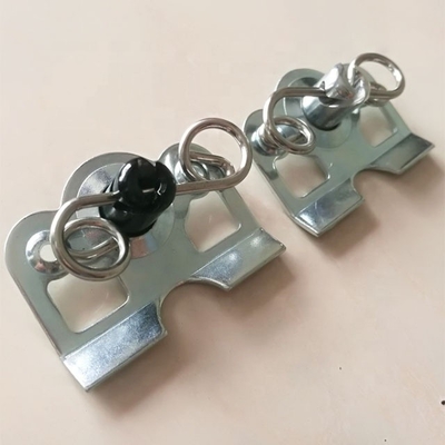 Universal Silberstahl Selbst-Auswerfen Dzus 7/16 mit Stahl 1-3/8 &quot;Feder-Hilfsplatte für professionelle Anwendungen