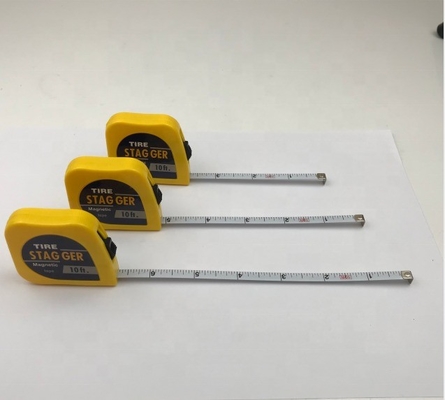 10 Fuß * 1/4 &quot; Magnetischer Rennreifen Stagger-Tape-Messung mit breiter Klinge und industriell hochwertiger Metallkonstruktion