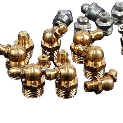 Universal-Auto-Fitment Gerade Messing Hydraulisches Fett Nippel M6 M8 M10 für Schwerlastantrieb Baggerwagen OE NO. Standard