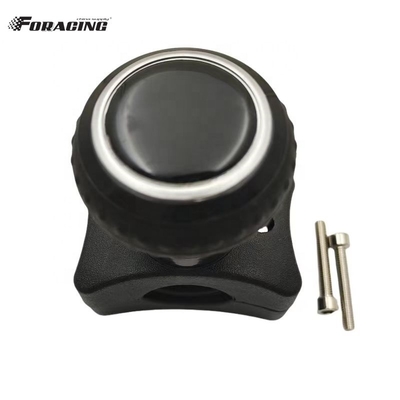 360-Grad-Grip-Ball-Drehung Handsteuerung Lenkrad Booster Spinner Knob für Universaltraktoren und Gabelstapler in schwarz