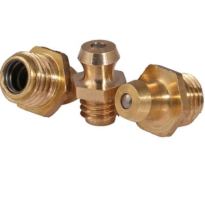 Universal-Auto-Fitment Gerade Messing Hydraulisches Fett Nippel M6 M8 M10 für Schwerlastantrieb Baggerwagen OE NO. Standard