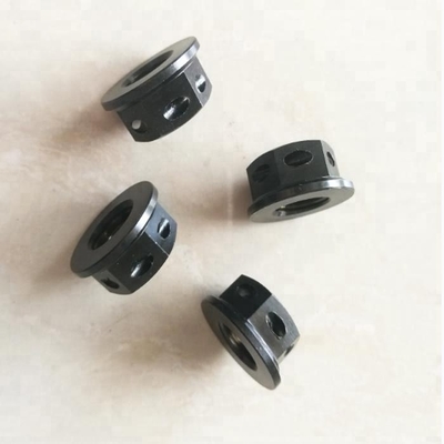 Korrosionsbeständige PVD-Finixierung M10 X 1.25 Schwarze Titanium Hex Flanschmutter für Schließdraht