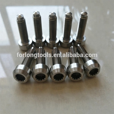 6AL-4V Titanlegierung M7*1.0 Split Rim Bolzen für BBS Natürliche Veredelung 24,5mm Versandbereit