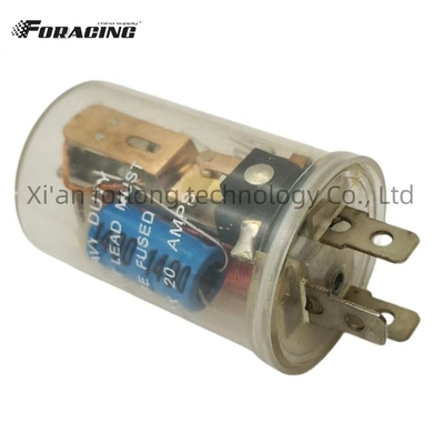 Standard OE NO. 12V elektronisches Blitzrelais für LED-Leuchten 3 Pins Erddraht Kunststoff-Releybüchse Langlebigkeit
