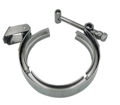 1.5-6.0 Universal 304 Edelstahl-V-Band-Auspuffklemmen mit weiblicher männlicher Flansche