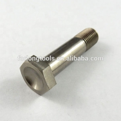 6AL-4V Titanlegierung Natürliche Veredelung TITAN 3/8-24 x 1-1/2 &quot; UNF HEX HEAD BOLT Kurzfaden Sprintbolt DIN Standard