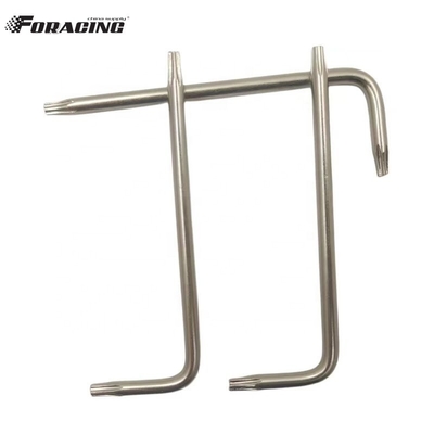 Industrielle Grade Torx End Allen Schlüssel T8 L Typ Star Schlüssel für M3 M4 Steckdose Fahrrad Pedal Schlüssel kundenspezifisch und OEM Support Natürliche