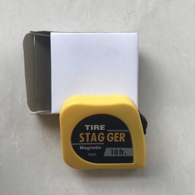 Stahlklinge 1/4&quot; Breite professionelle Kaiserliche Messung Rennreifen Stagger Band Messklemm 10 Fuß mit magnetischen Werkzeugen