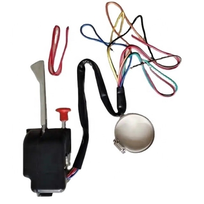 OEM Standard Größe Universal Straße Chrome Spalte Mount Drehsignal Schalter mit Gefahrenknopf und Dimmer Hebel einfach zu installieren
