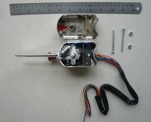 OEM Standard Größe Universal Straße Chrome Spalte Mount Drehsignal Schalter mit Gefahrenknopf und Dimmer Hebel einfach zu installieren