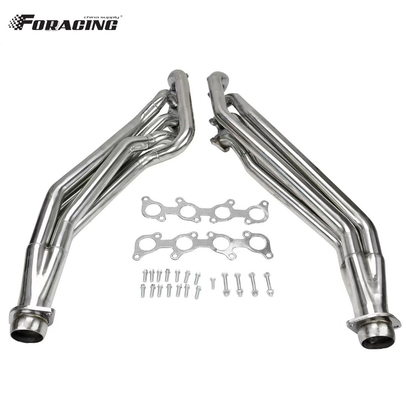Pollierter Edelstahl-Auspuffkopf für 5,0L V8 Mustang Manifold LS1 LS2 LS3 LS6 LSX Garantierte Passform und Funktion