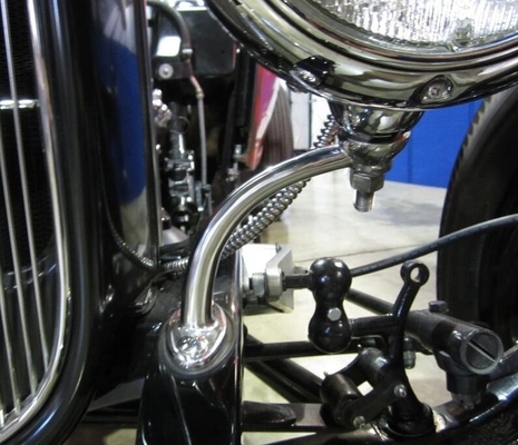 Standard OE NO. Ersatz Upgrade auf polierte Edelstahl Scheinwerferhalter für Ihren Hot Rod Highboy