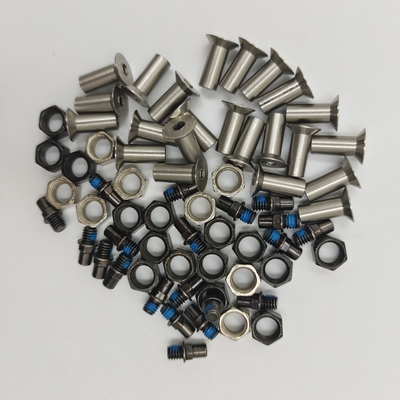 Universal Sport Bike Pedal Renovierung M4 Edelstahl Countersunk Sleeve Nut mit Ersatz/Reparatur Zweck