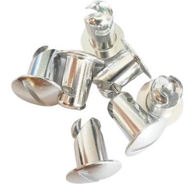 Universal Aluminium 7/16&quot; x.500&quot; 1/4&quot; Schnelldreh-Kopfkopf Dzus Befestigungsmittel Silber Aluminium für die universelle Leistung