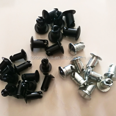 Universal Aluminium 7/16&quot; x.500&quot; 1/4&quot; Schnelldreh-Kopfkopf Dzus Befestigungsmittel Silber Aluminium für die universelle Leistung