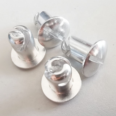 Universelles Dauervolles Silber Aluminium 5/16&quot;.500&quot; 1/4 Schnelldreh Dzus Kuppelkopf Sprint-Auto für maßgeschneiderte OE NO.