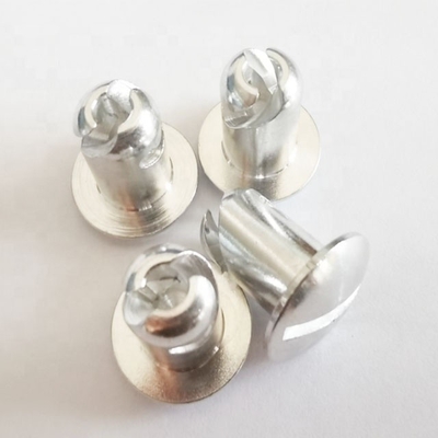 Universelles Dauervolles Silber Aluminium 5/16&quot;.500&quot; 1/4 Schnelldreh Dzus Kuppelkopf Sprint-Auto für maßgeschneiderte OE NO.