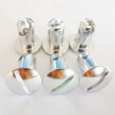 Universelles Dauervolles Silber Aluminium 5/16&quot;.500&quot; 1/4 Schnelldreh Dzus Kuppelkopf Sprint-Auto für maßgeschneiderte OE NO.