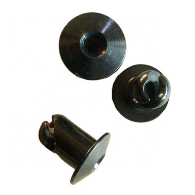 Universal-Auto-Fitment Maßgeschneidertes Aluminium Dzus Allen Kopf Knopf Viertel Dreh Schließfäden 7/16 &quot;.500 Schwarz bei erschwinglichen