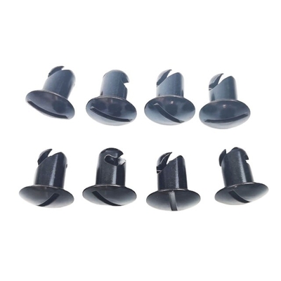 OE NO. Maßgeschneiderte schwarze Aluminium-Dzus-Schlitze Kopfquartier Drehverbindungen 7/16 &quot;x.500 für Universal-Jahr Universal-Auto-Fit