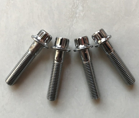 12 PT BBS RS/RX Split Rim Bolts M7 x 32 Stahlchromplattiert für DIN Standard Performance Langlebigkeit