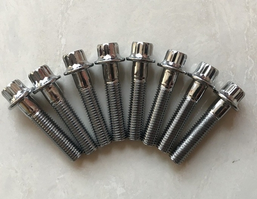 12 PT BBS RS/RX Split Rim Bolts M7 x 32 Stahlchromplattiert für DIN Standard Performance Langlebigkeit