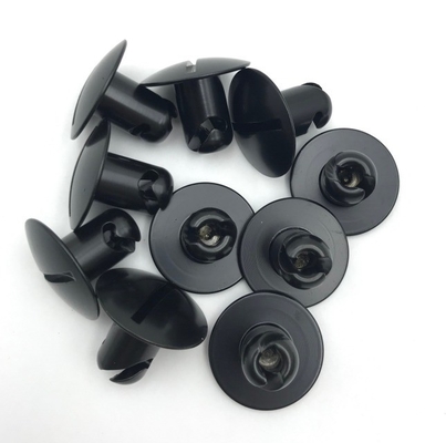 Universal Sprint Car Aluminium Quarter Turn Dzus 7/16 x.500 mit 1 Zoll Kopf Schwarz Einfach zu installieren