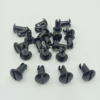 Universal-Auto-Fitment Stahlkuppel Kopfquartier Drehknöpfe Dzus 5/16&quot;*0.5&quot; Schwarz mit einfacher Installation