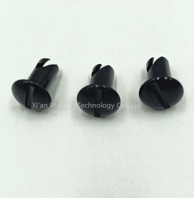 Universal-Auto-Fitment Stahlkuppel Kopfquartier Drehknöpfe Dzus 5/16&quot;*0.5&quot; Schwarz mit einfacher Installation