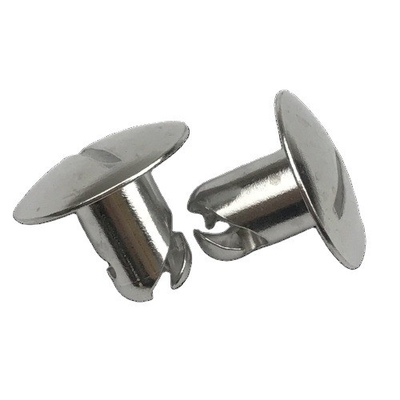 Verbesserte 1&quot; Großkopf Silber Aluminium Sprint Auto Viertel Dreh Dzus Standard kompatibel und Zweck für den Austausch / Reparatur
