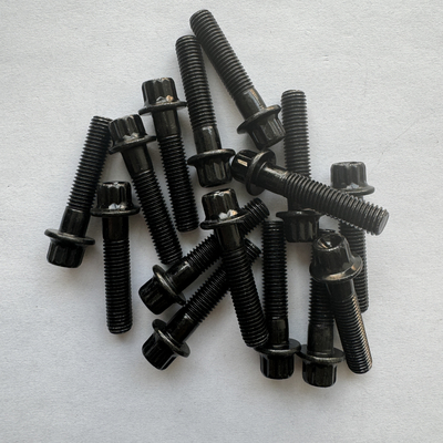 Aussergewöhnliche Haltbarkeit Universelle RS/RX Split Rim Kits M7 x 32 Schraube und Mutter mit schwarzem Titanium Flanschschraube